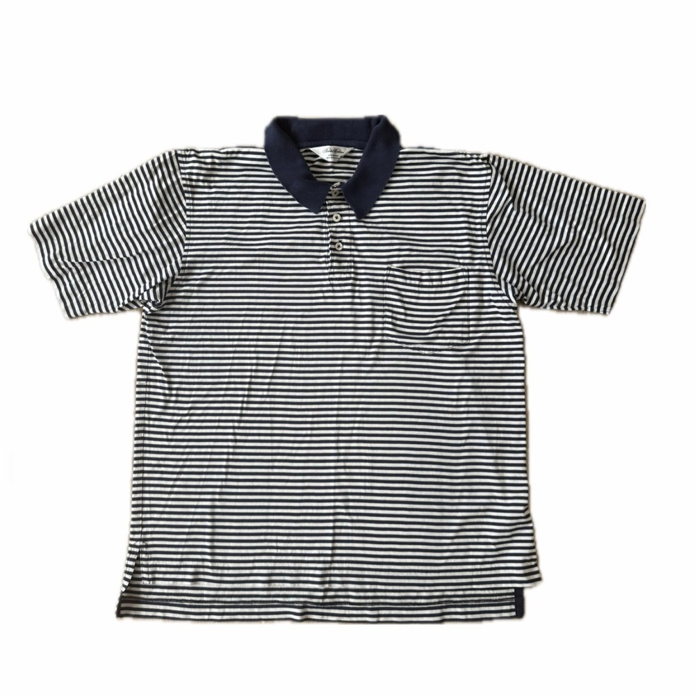 Brooks Brother Striped Piqué Slim Fit Polo